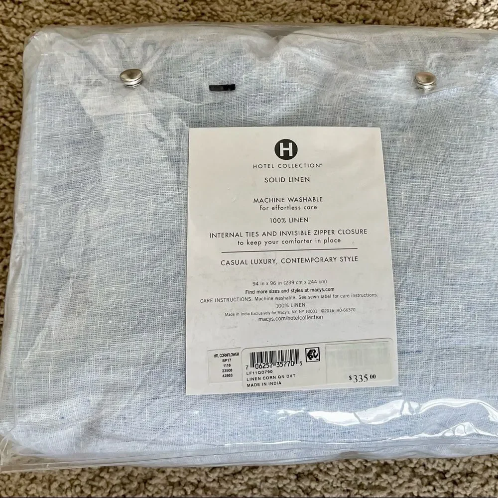 Hotel Collection 100% Linen Full/Queen Divet
